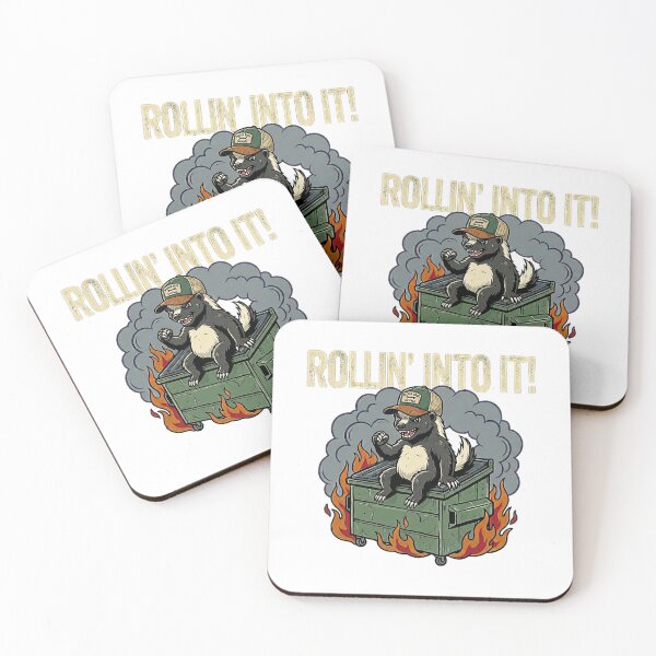 Item preview, Rollin Into It Honey Badger designed and sold by ImeldaSparks.