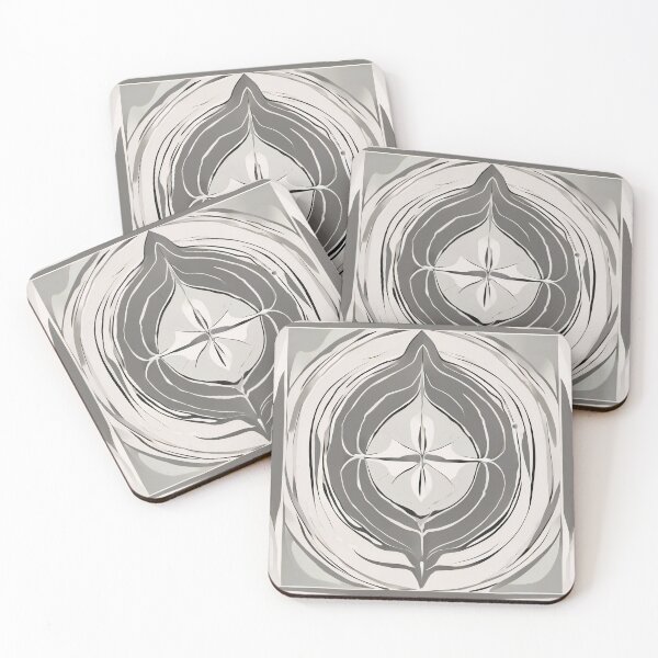 Item preview, Soft Marble Petal Geometry designed and sold by Solara Meridian Studio.