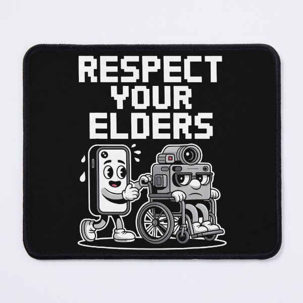 Item preview, Respect Your Elders Retro Tech designed and sold by khdmalakarak.