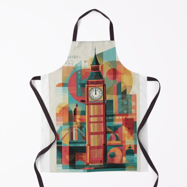 Item preview, Geometric Pulse of London: The Elizabeth Tower designed and sold by CharlieDesings.