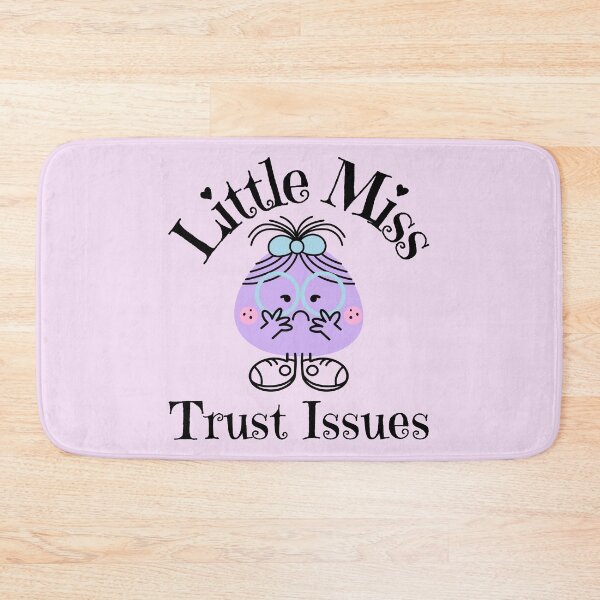 Item preview, LITTLE MISS TRUST ISSUES designed and sold by JusTiceT-shirts.