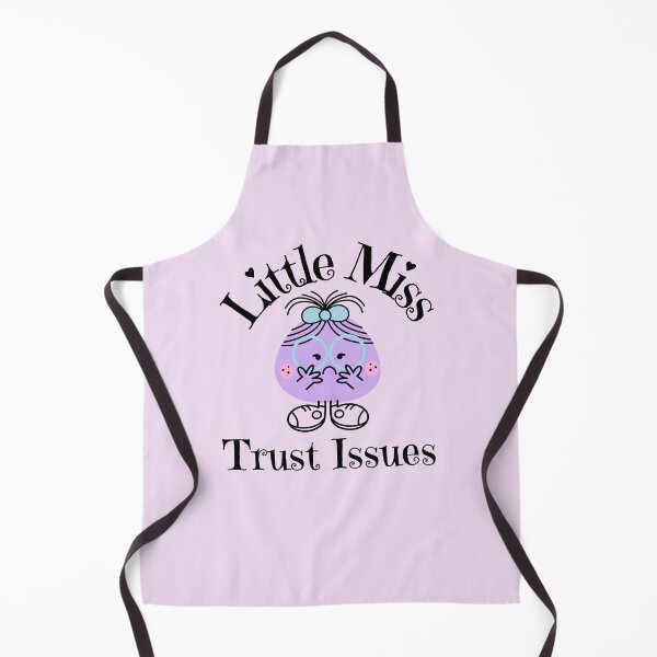 Item preview, LITTLE MISS TRUST ISSUES designed and sold by JusTiceT-shirts.