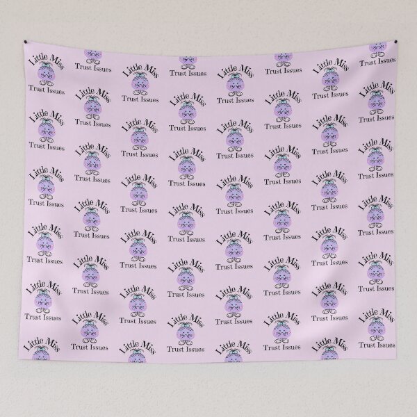 Item preview, LITTLE MISS TRUST ISSUES designed and sold by JusTiceT-shirts.