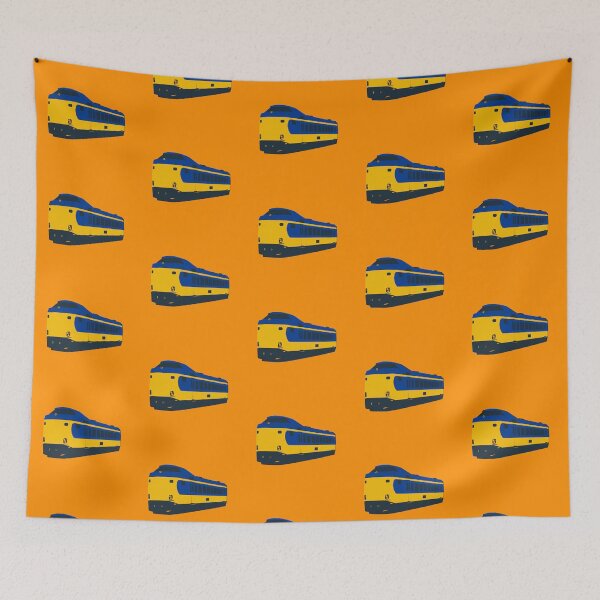 Item preview, Classic Dutch Electric Passenger Train – 1970s European Rail Style designed and sold by Geokafi.