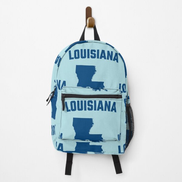 Item preview, Louisiana Pride - Classic Blue State Silhouette Typography designed and sold by mashmosh.