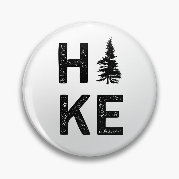 Item preview, HIKE Block Typography with Tree Letter – Outdoor Adventure Design designed and sold by Toph & Mea Shop.
