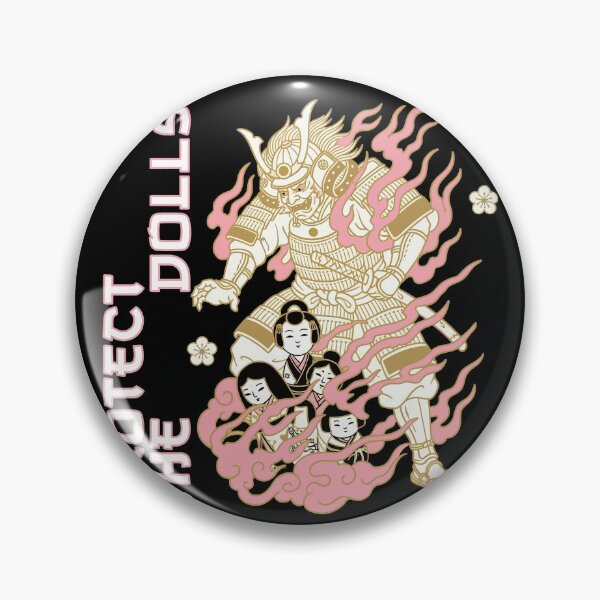 Item preview, Protect The Dolls Samurai Guardian Pink Flame designed and sold by zzz888.