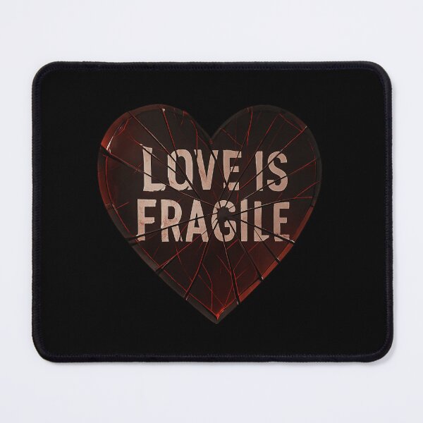 Item preview, Love Is Fragile - Shattered Mirror Heart Design designed and sold by MKreative Studio.