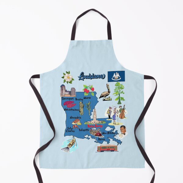 Item preview, Louisiana State Map: Culture, Jazz & Southern Charm Illustration designed and sold by mashmosh.
