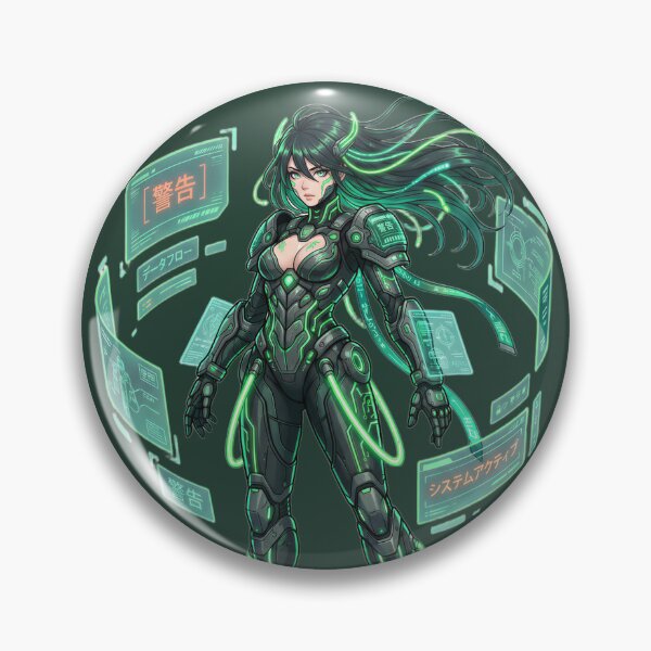 Item preview, Emerald Interface Cybernetic Operator designed and sold by SYN//KILL.