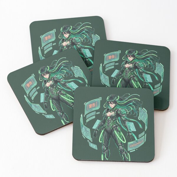 Item preview, Emerald Interface Cybernetic Operator designed and sold by SYN//KILL.