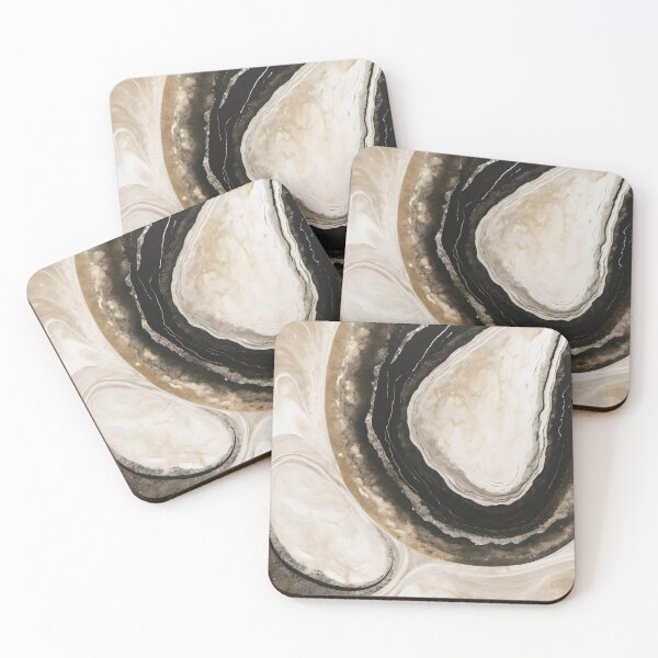 Item preview, Layered Marble Spiral Stone Composition designed and sold by Solara Meridian Studio.