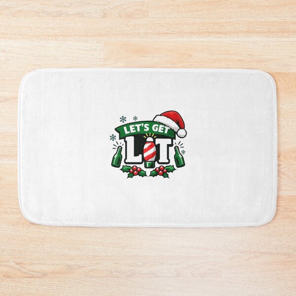 Item preview, Let’s Get Lit – Funny Christmas Lights Holiday Design designed and sold by XTC-prod.