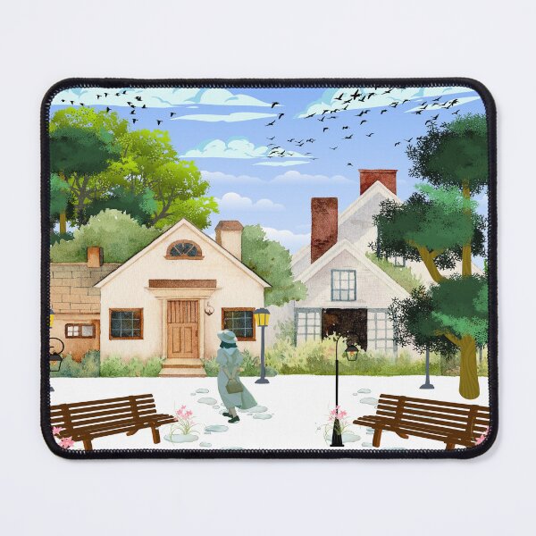 Item preview, "Where Peace Walks Between Petals and Pines"  designed and sold by MayaMaliStudio.