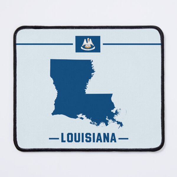 Item preview, Louisiana Pride, Classic State Silhouette & Flag Design designed and sold by mashmosh.
