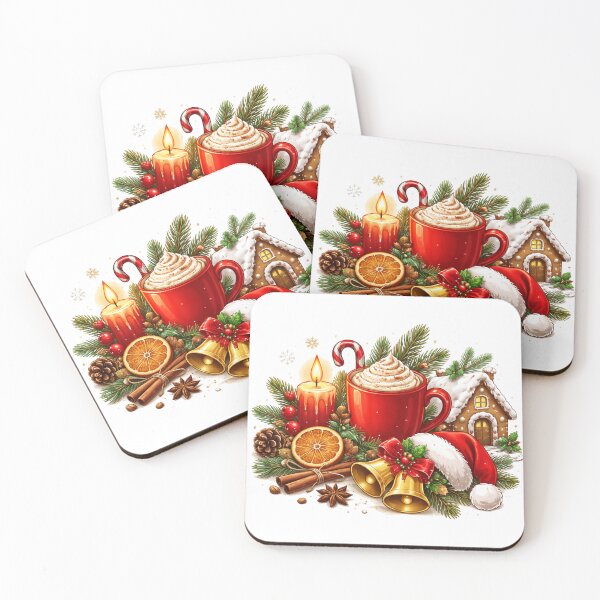 Item preview, Cozy Christmas Cocoa – Warm Holiday Illustration designed and sold by XTC-prod.