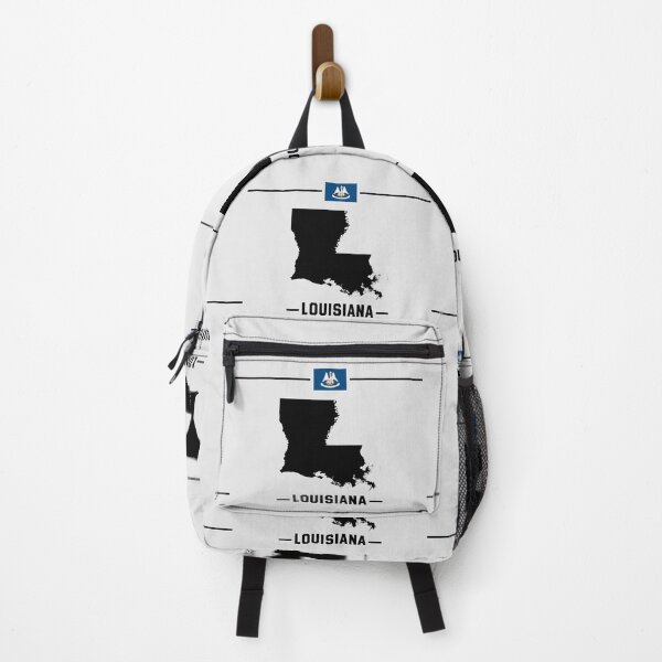 Item preview, Louisiana State Pride - Minimalist Silhouette & Flag Design designed and sold by mashmosh.