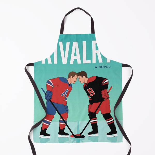 Item preview, Heated Rivalry Hockey Illustration – Intense Faceoff Sports Art designed and sold by AbstractAuraArt.