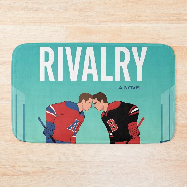 Item preview, Heated Rivalry Hockey Illustration – Intense Faceoff Sports Art designed and sold by AbstractAuraArt.