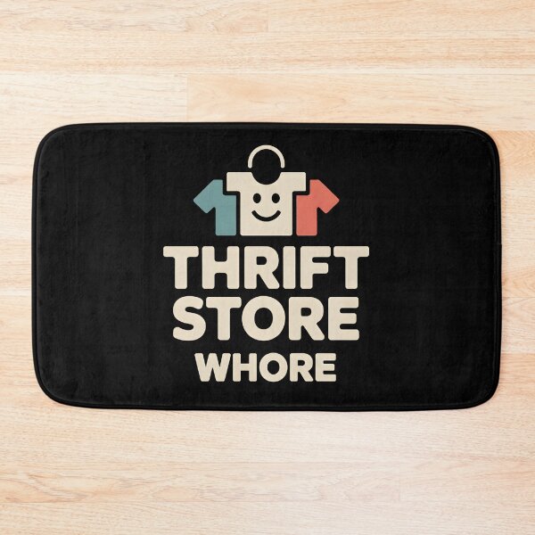 Item preview, Thrift Store Whore - This design is for confident, creative people who love vintage style, thrift shopping, and expressing their personality with humor, independence, and pride. designed and sold by ZyziowskyArt.
