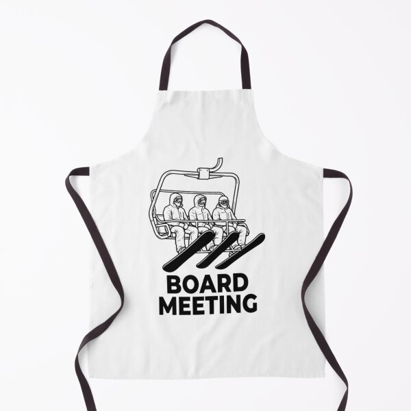 Item preview, Board Meeting Funny Snowboarding Winter Sports Pun designed and sold by Mason-Pride.