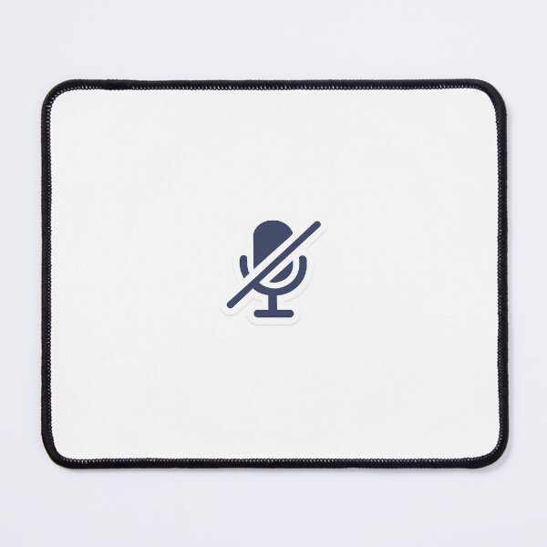 Item preview, Muted Microphone Icon Sticker — Focus Mode UI (Minimal) designed and sold by Ipzard1.
