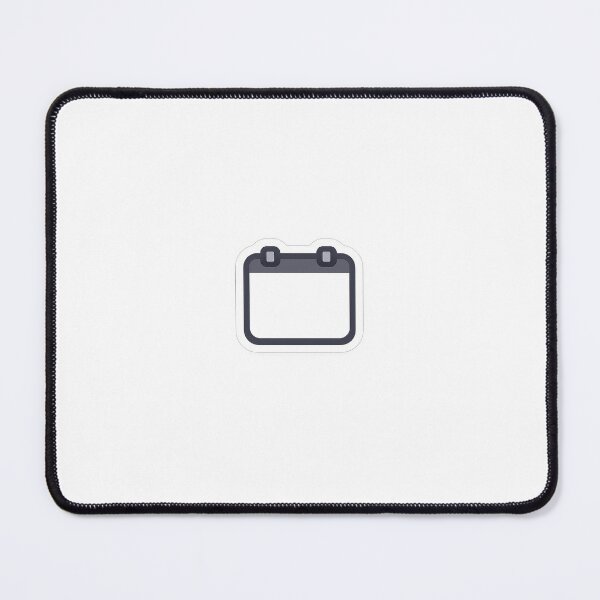Item preview, Blank Calendar Icon Sticker — Minimal UI (No Dates) designed and sold by Ipzard1.