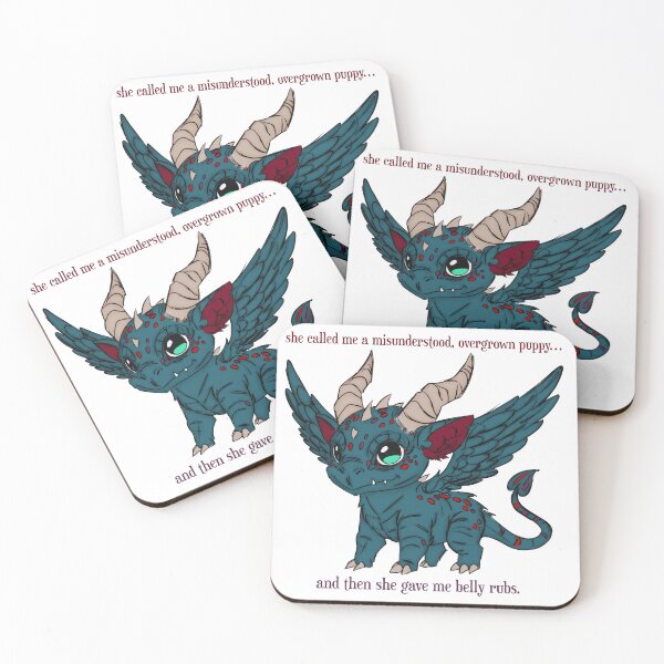 Item preview, Misunderstood Overgrown Puppy (But Make It a Dragon) designed and sold by therealkbyers.