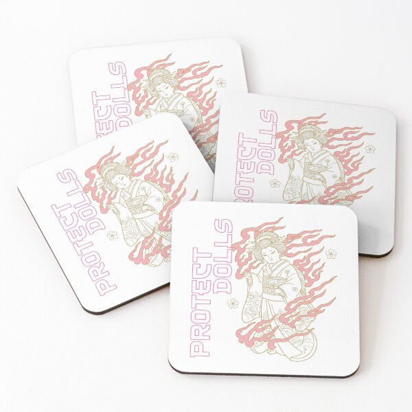 Item preview, Protect Dolls Geisha Guardian Pink Flame Art designed and sold by zzz888.