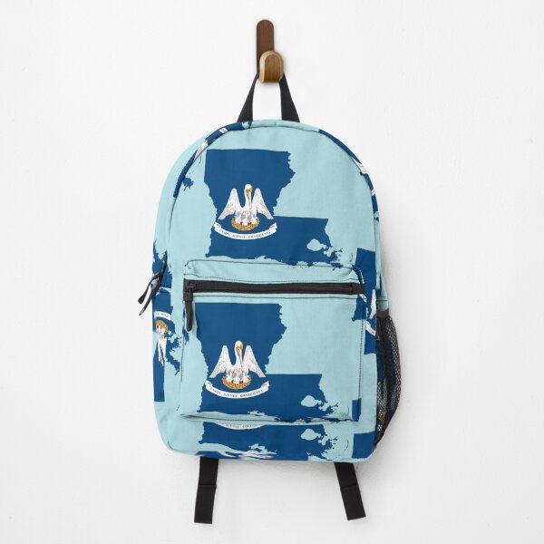Item preview, Home is Louisiana, State Silhouette & Flag Design designed and sold by mashmosh.