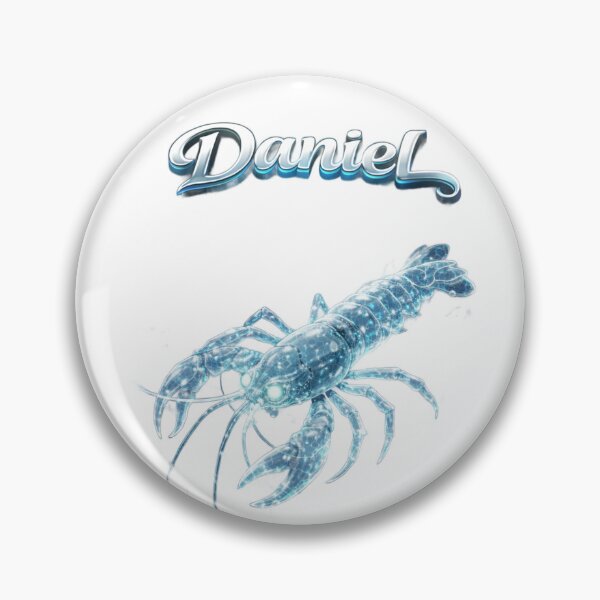 Item preview, Daniel Cancer – Mystical Water Zodiac Name Art designed and sold by AlexLineArt.