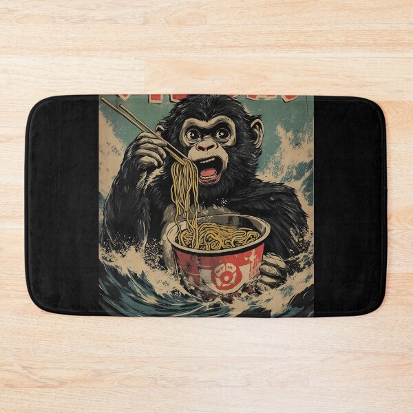 Item preview, Vintage Japanese Ape Ramen Noodles Poster designed and sold by k3rstman1.