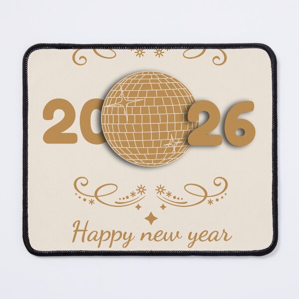 Item preview, Happy New Year 2026 Design – Festive Celebration & Fresh Start Art designed and sold by PixelWaveBD.