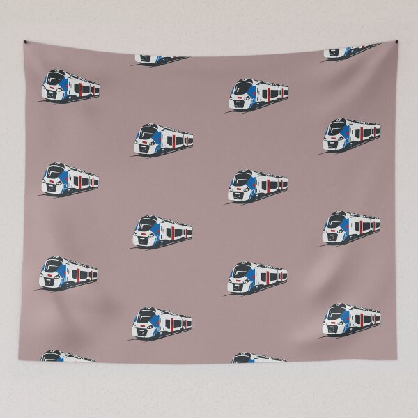 Item preview, Modern French Electric Commuter Train – Contemporary European Rail Design designed and sold by Geokafi.