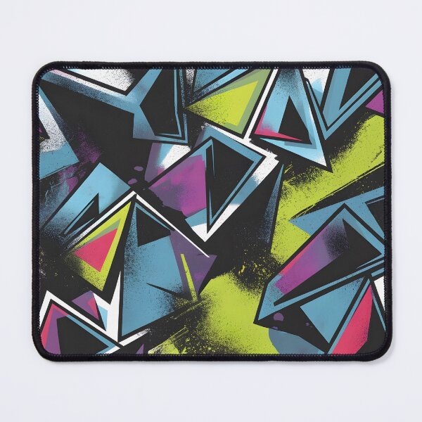 Item preview, Retro 80s Graffiti Style Geometric Spray Art designed and sold by Chic_Clip_Craft.