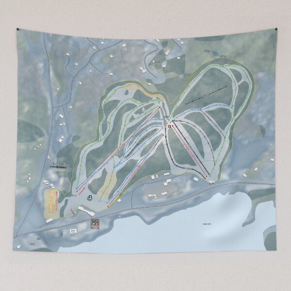Item preview, King Pine Resort Trail Map designed and sold by Mapsynergy.