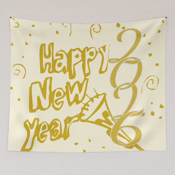Item preview, Happy New Year Full Design – Festive Celebration & Fresh Start Art designed and sold by PixelWaveBD.