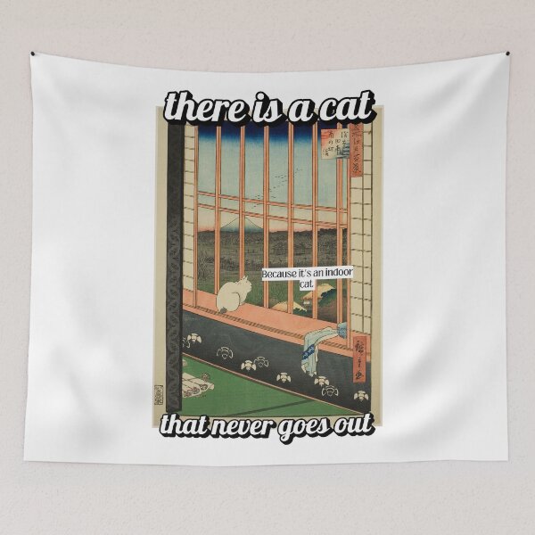 Item preview, There Is a Cat That Never Goes Out designed and sold by AstridLane.