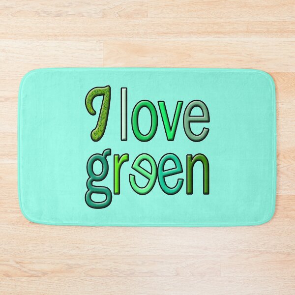 Item preview, I love green designed and sold by poupoune.