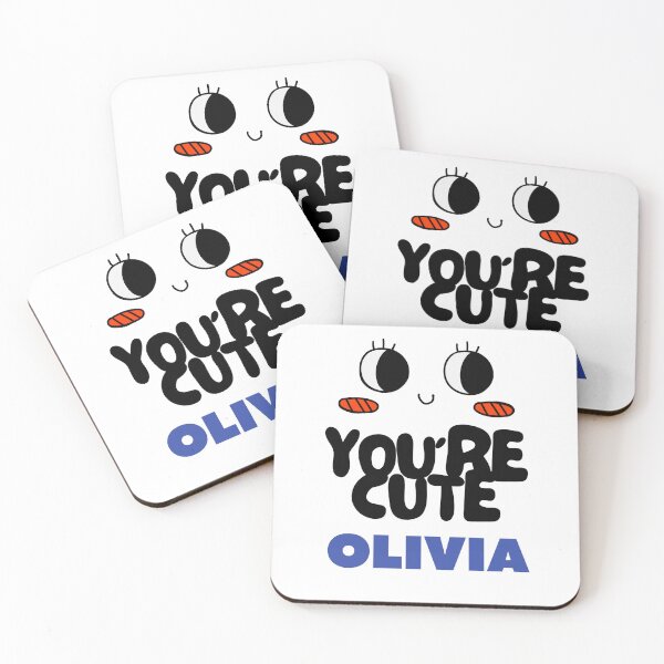 Item preview, Olivia Name – Cute Spooky Eyes Minimal Halloween Design designed and sold by Graphic Therapist.