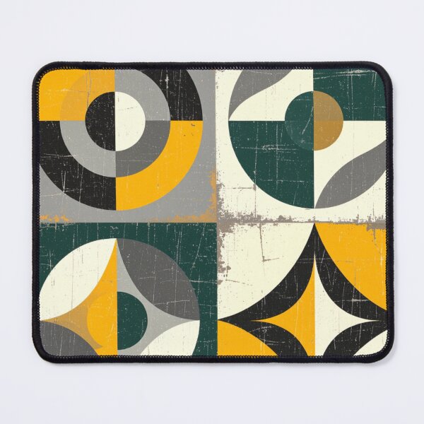 Item preview, 4 part distressed abstract colorful geometric design designed and sold by SmashingDeals.