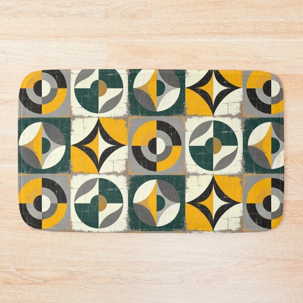 Item preview, 4 part distressed abstract colorful geometric design designed and sold by SmashingDeals.