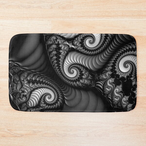 Item preview, Greyscale Paisley Fractal  designed and sold by Lizzy B.