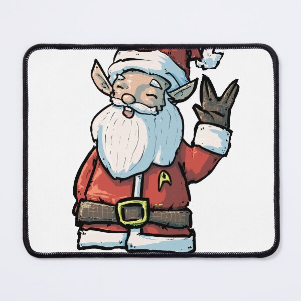 Item preview, Live Long and Ho Ho Ho designed and sold by Cute & Funny Hand-Drawn Prints | Happy Doodle Friends Shop.