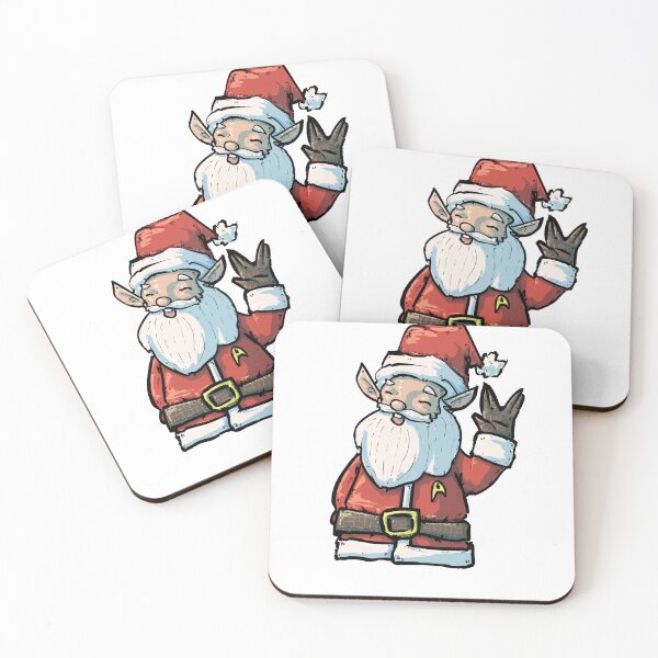Item preview, Live Long and Ho Ho Ho designed and sold by Cute & Funny Hand-Drawn Prints | Happy Doodle Friends Shop.