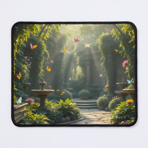 Item preview, Enchanted Garden Vibrant Flowers Butterflies Love Peace designed and sold by ART ATTACK ZONE.