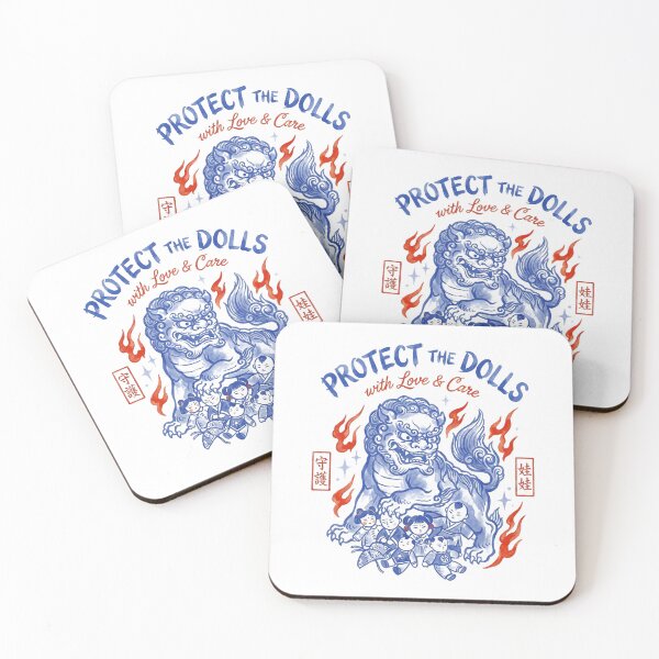 Item preview, Protect The Dolls Celestial Warrior Blue Porcelain Art designed and sold by zzz888.