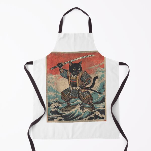 Item preview, Vintage Samurai Cat Ukiyo designed and sold by najaks.