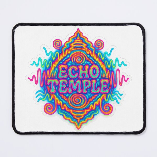 Item preview, Echo Temple – Psychedelic Sound Frequency Art designed and sold by |TRSSHOP|.