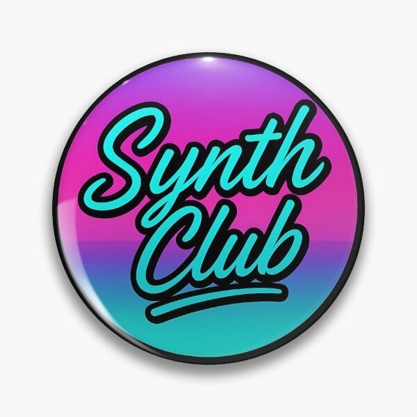 Item preview, Synth Club – Neon Synthwave Music Logo designed and sold by |TRSSHOP|.